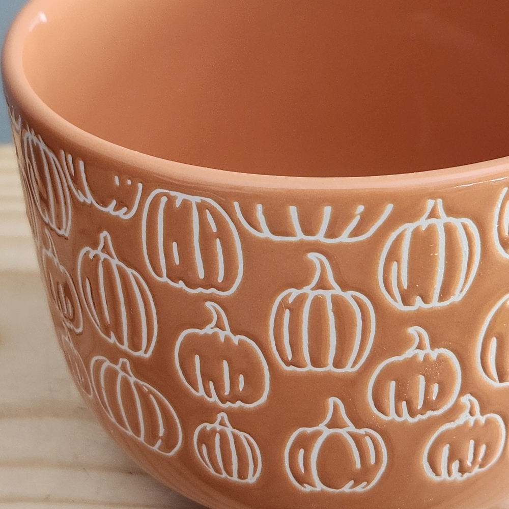 Fall Pumpkin Oversized Ceramic Terracotta Color Mug - Picture 7 of 15